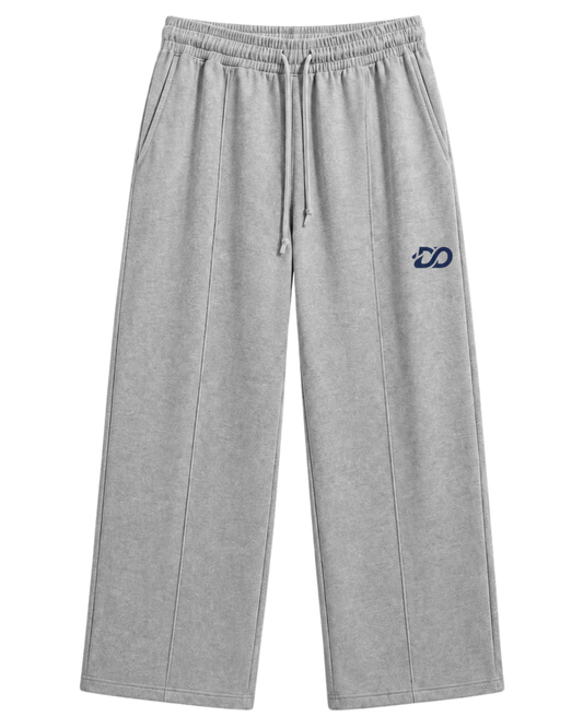 Men’s Grey Wide Leg Trouser | Baggy Streetwear Trousers