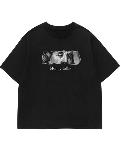 Men's Oversized Drop Shoulder Cotton T Shirt | Luxe Money