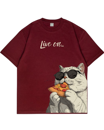 Men's Oversized Drop Shoulder Cotton T Shirt | Live On Street Style