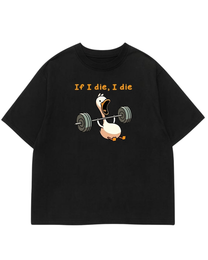 Men's Oversized Drop Shoulder Cotton T Shirt | Savage Duck Workout