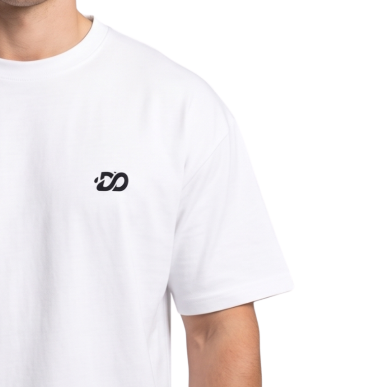 Men's Down Shoulder Cotton T-Shirt | Relaxed Fit Minimal Style