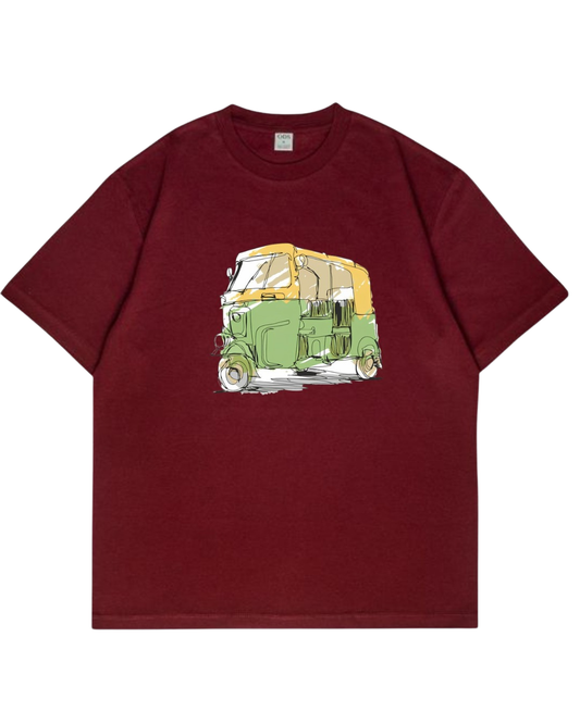 Men's Oversized Drop Shoulder Cotton T Shirt | Vintage Rickshaw