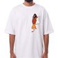 Men's Oversized Drop Shoulder Cotton T Shirt | Pocket Lion