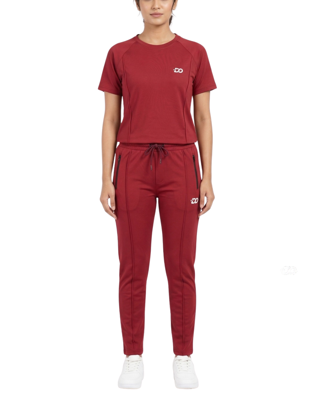 Women’s 4-Way Stretch  Red Active Set |
