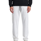 Women's Milky  White Woven Terry Straight Fit Trouser