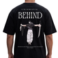 Women's Oversized Drop Shoulder Cotton T Shirt | Behind The Silence