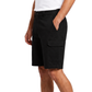 Elite Pure  Black  chino Cargo Shorts