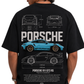Men's Oversized Drop Shoulder Cotton T Shirt | 911 GT3 RS Racing