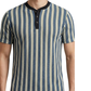 Vintage Striped Henley Tee