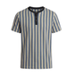 Vintage Striped Henley Tee