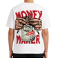 Men's Oversized Drop Shoulder Cotton T Shirt | Money Maker