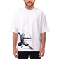 Men's Oversized Drop Shoulder Cotton T Shirt | Iron Man Spilt Armor