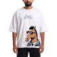 Men's Oversized Drop Shoulder Cotton T Shirt | Bojack Horseman