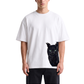 Men's Oversized Drop Shoulder Cotton T Shirt | Shadow Owl Minimal