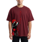 Men's Oversized Drop Shoulder Cotton T Shirt | Rocket Raccoon Street Style