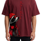 Men's Oversized Drop Shoulder Cotton T Shirt | Rocket Raccoon Street Style