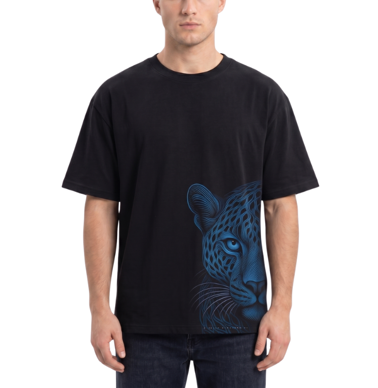 Men's Oversized Drop Shoulder Cotton T Shirt | Urban Predator