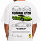 Men's Oversized Drop Shoulder Cotton T Shirt | Ferrari Enzo Streetwear