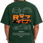 Men's Oversized Drop Shoulder Cotton T Shirt | Mazda RX7 Sports Car