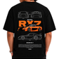 Men's Oversized Drop Shoulder Cotton T Shirt | Mazda RX7 Sports Car