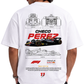 Men's Oversized Drop Shoulder Cotton T Shirt | Checo Perez F1 Racing