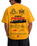 Men's Oversized Drop Shoulder Cotton T Shirt | Checo Perez F1 Racing