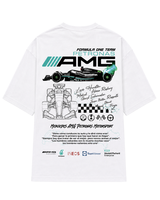 Men's Oversized Drop Shoulder Cotton T Shirt | Mercedes-AMG  Petronas Motorsport