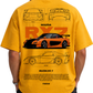 Men's Oversized Drop Shoulder Cotton T Shirt | Mazda RX-7 Sports Car