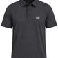 Men’s Classic Gray Ribbed Seam Less Polo Shirt