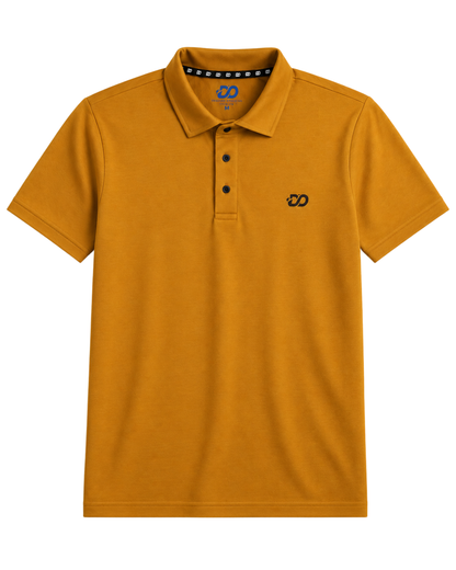 Women's Classic Dry Fit Dark Yellow Polo Shirt