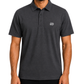 Men’s Classic Gray Ribbed Seam Less Polo Shirt
