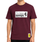 Men's Oversized Graphic Maroon T-Shirt