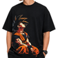 Men's Oversized Drop Shoulder Cotton T Shirt | Son Goku Ascension