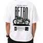 Men's Oversized Drop Shoulder Cotton T Shirt | Retro Rider Graphic Tee