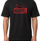 Men's Oversized Drop Shoulder Cotton T Shirt | Marvel Red Shadow