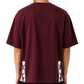 Men's Oversized Drop Shoulder Cotton T Shirt | Lace Side Pocket