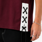 Men's Oversized Drop Shoulder Cotton T Shirt | Lace Side Pocket