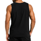 Men's Pure Cotton Sleeveless  Black Tank Top | Relaxed Fit Basic Tee