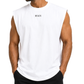Men's Pure Cotton Sleeveless Oversized T-Shirt | Graphic Muscle Tee