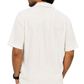 Men's Premium Soft Thermal Cuban Collar Shirt | Off White Relaxed Fit