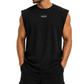 Men's Pure Cotton Sleeveless T-Shirt | Oversized Fit Graphic Tee