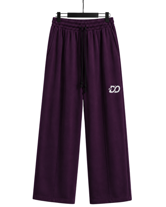 Men’s Baggy Wide Leg Mahroon Trouser | Single Jersey Relaxed Fit Pants