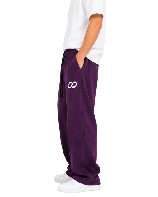 Men’s Baggy Wide Leg Mahroon Trouser | Single Jersey Relaxed Fit Pants