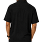 Men’s Black Thermal Soft Shirt | Short Sleeve Casual Button-Up Shirt