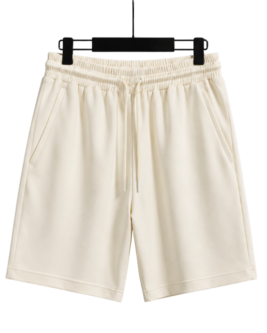 Men’s Cream Chino  Shorts | 100% cotton