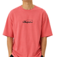 Men’s Oversized Drop Shoulder Cotton T-Shirt | Pink Toyota Supra