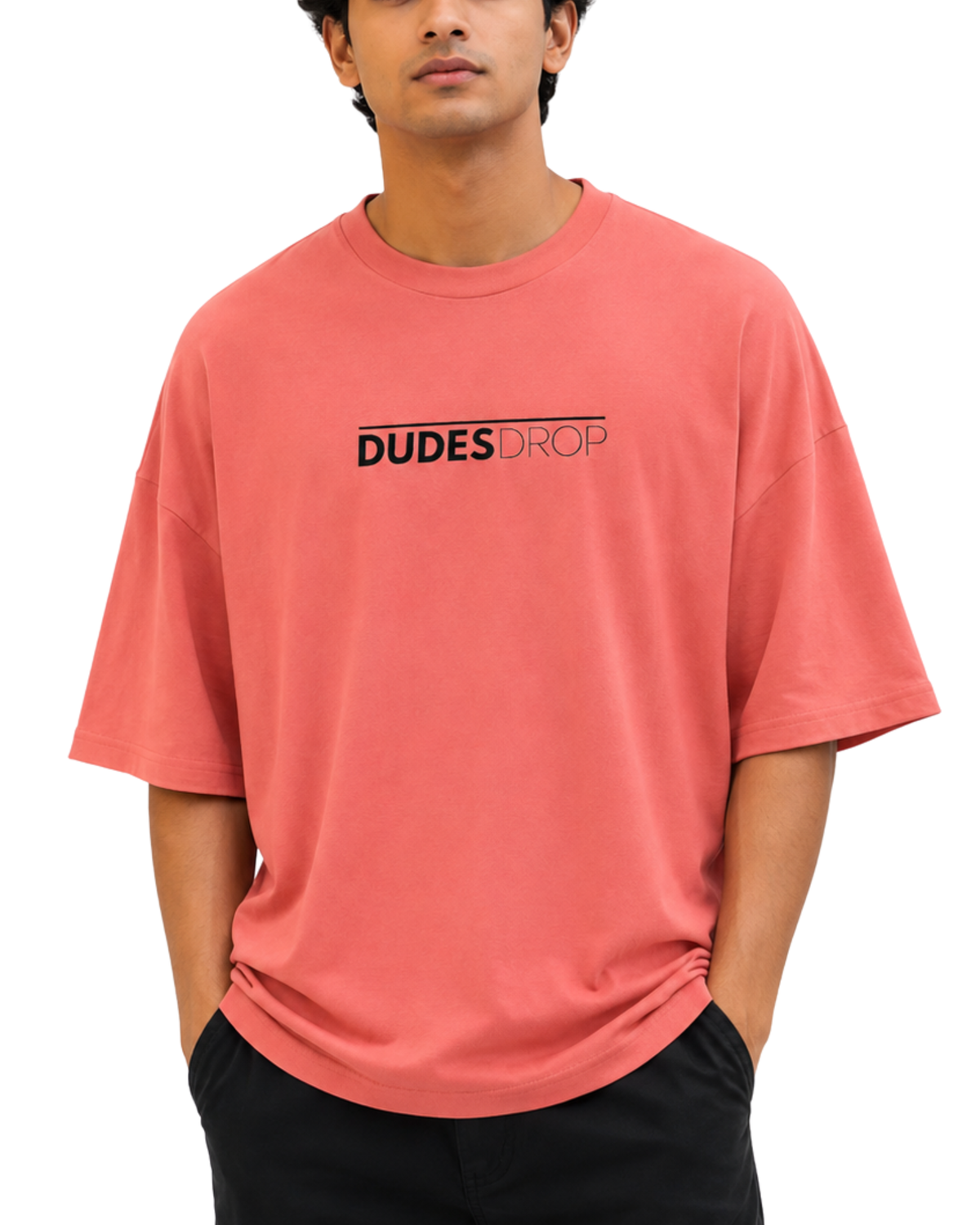 Men’s Oversized Drop Shoulder Cotton T-Shirt | One Step Anime Graphic Tee