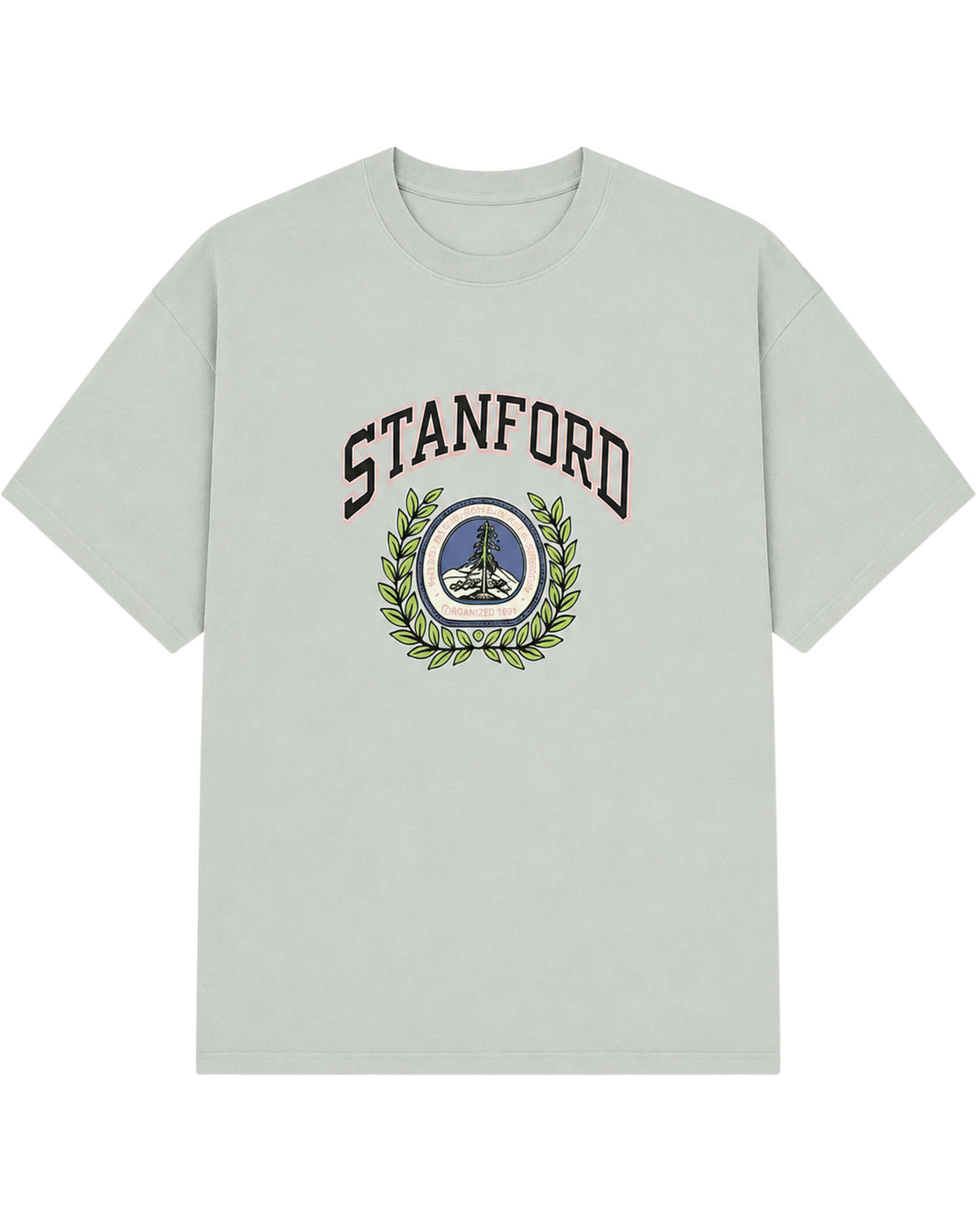 Men’s Oversized Drop Shoulder Cotton T-Shirt | Stanford Graphic