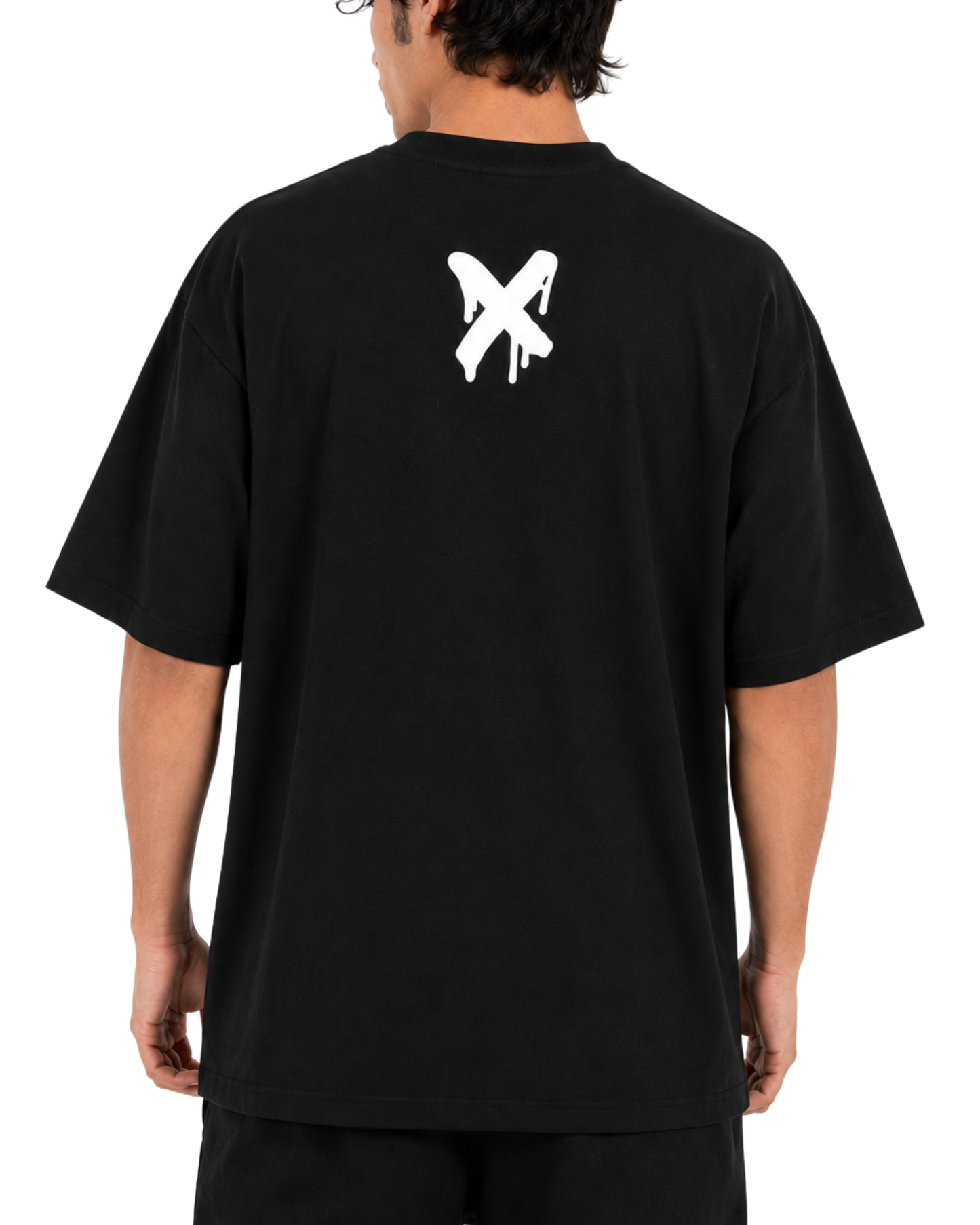 Men’s Oversized Drop Shoulder Cotton T-Shirt | Smile Graphic