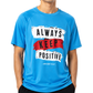 Men’s Oversized Drop Shoulder Mesh T-Shirt | Always Keep Positive